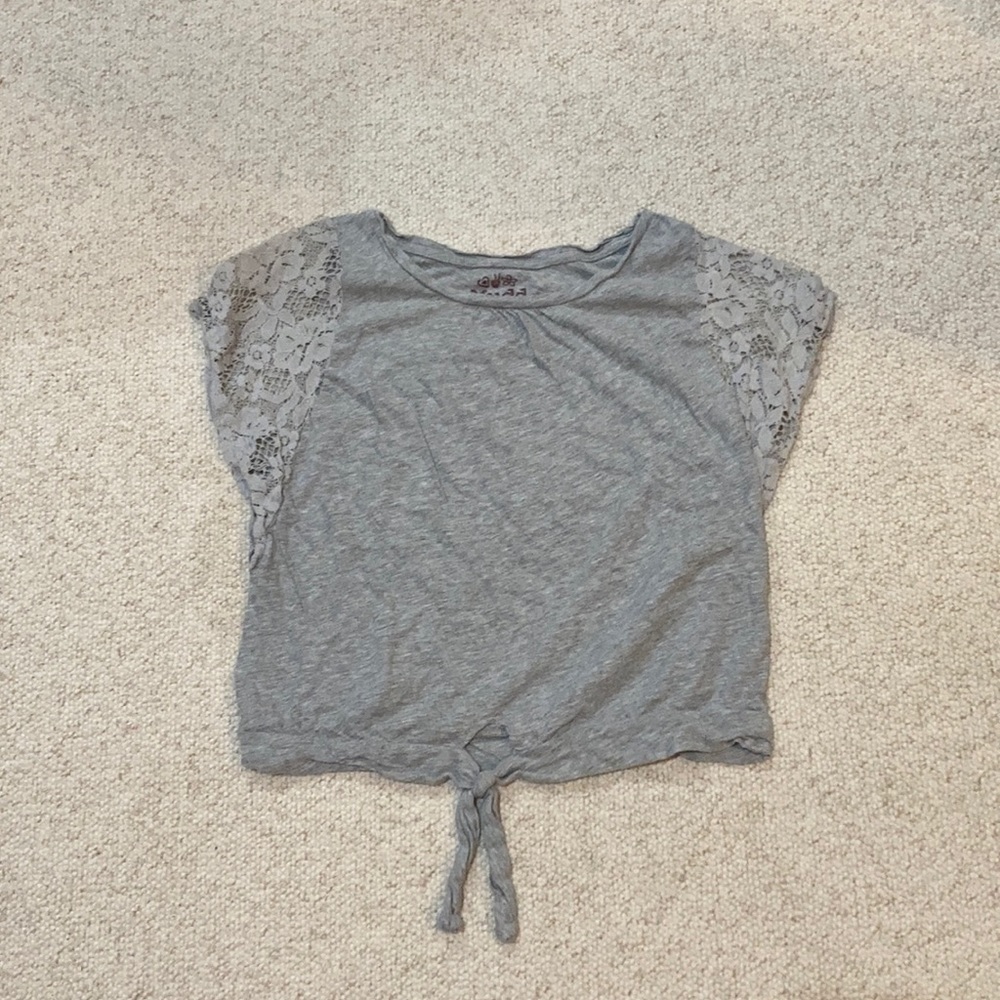 Grey mid used top